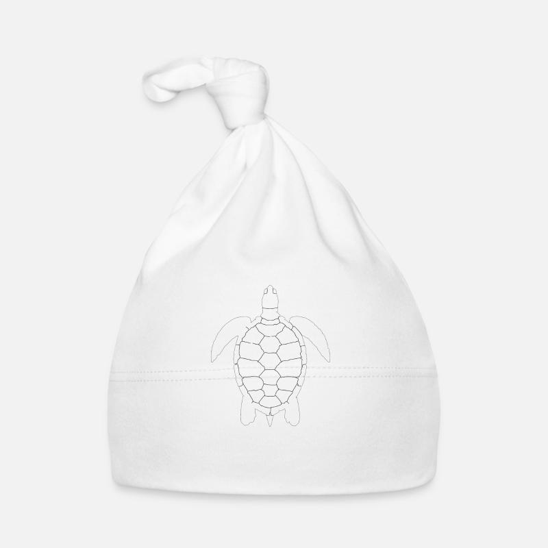 Schildkröte Schildkroete Baby Bio-Mütze