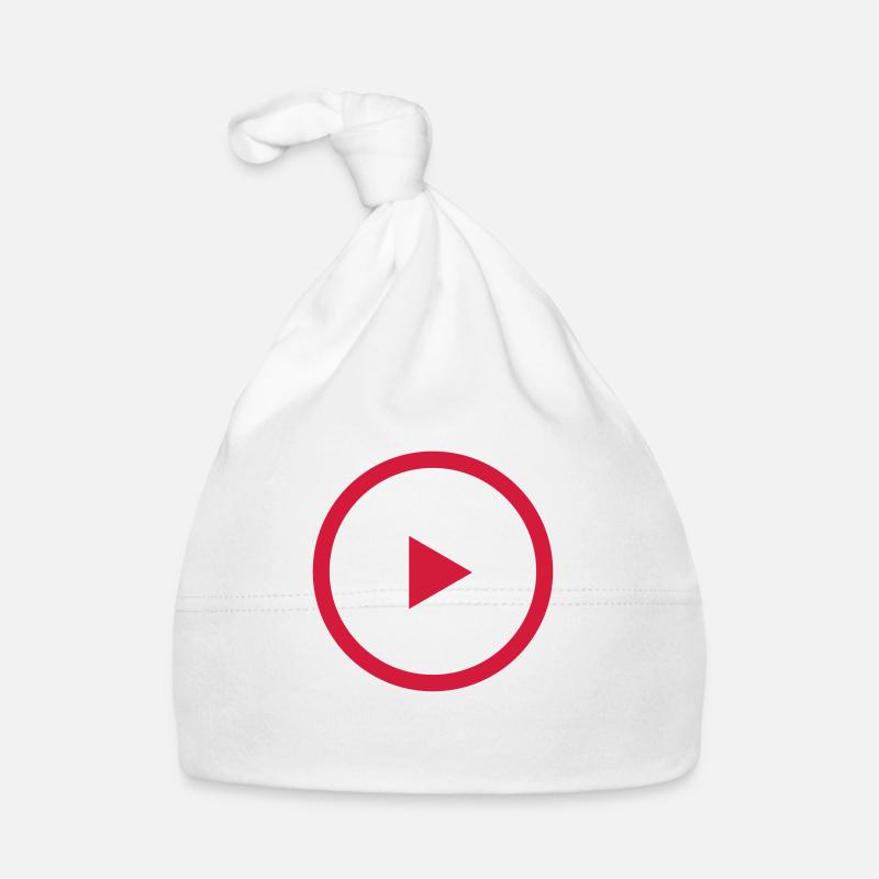 PLAY BUTTON Baby Bio-Mütze
