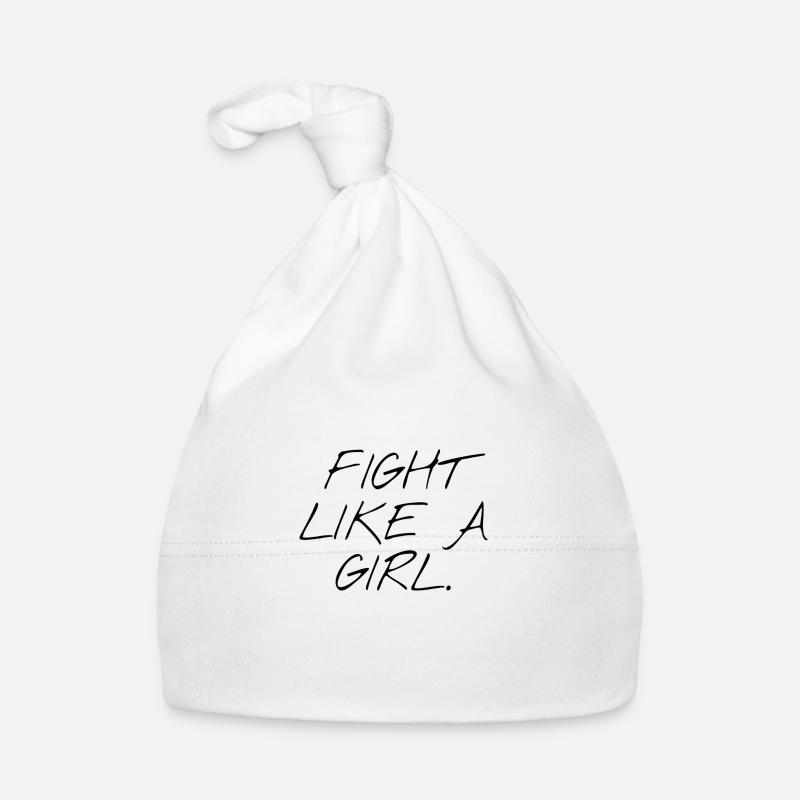 Combattez comme une fille Bonnet bio Bébé