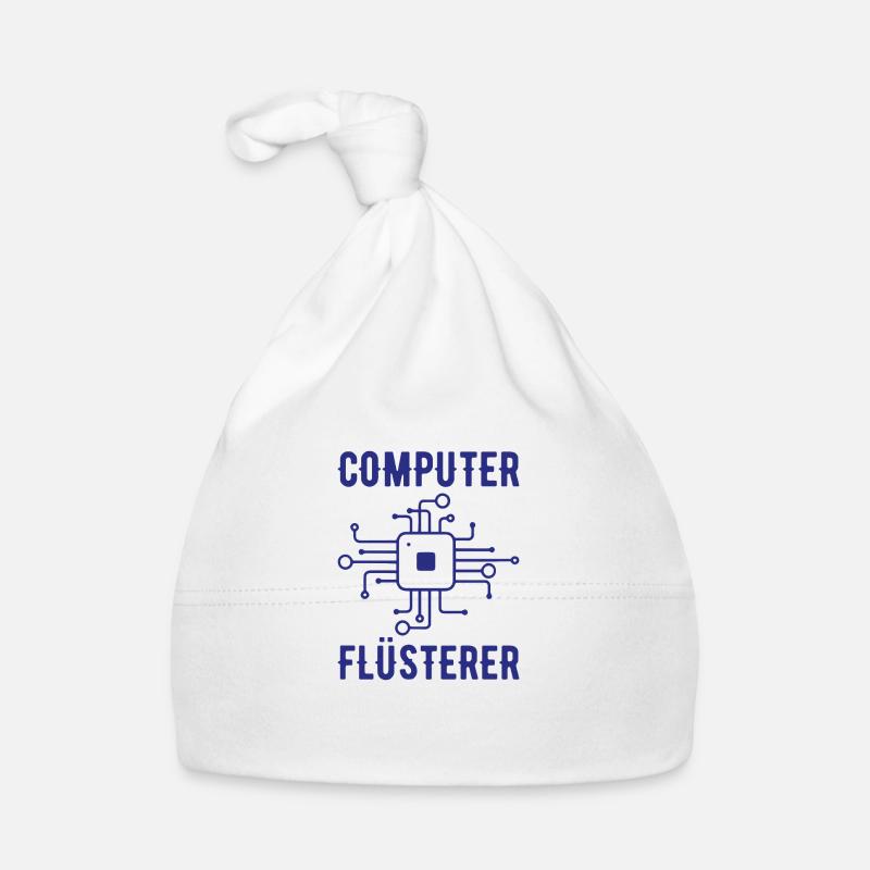 Computer Flüsterer Admin Sysadmin Geschenk Baby Bio-Mütze