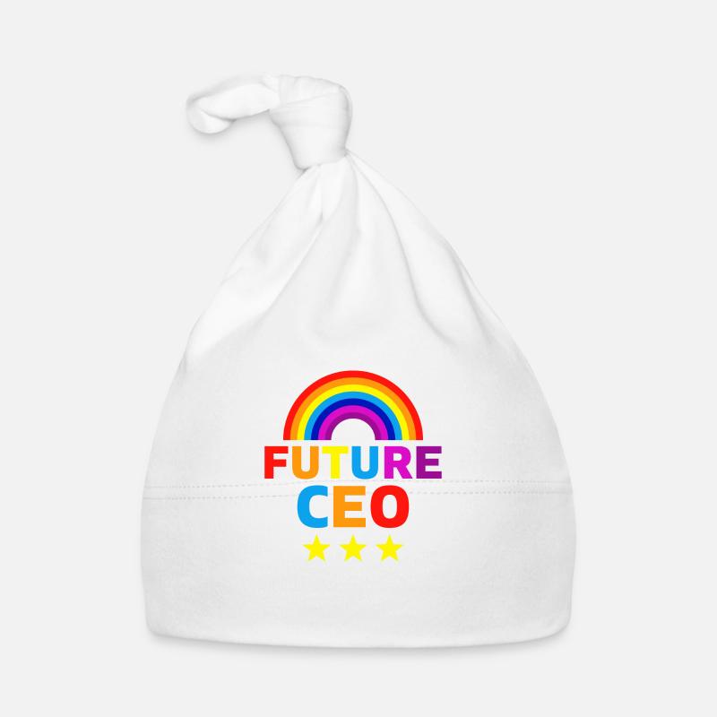 Future CEO Entrepreneur gift Organic Baby Cap