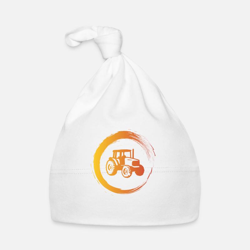 tractor Organic Baby Cap