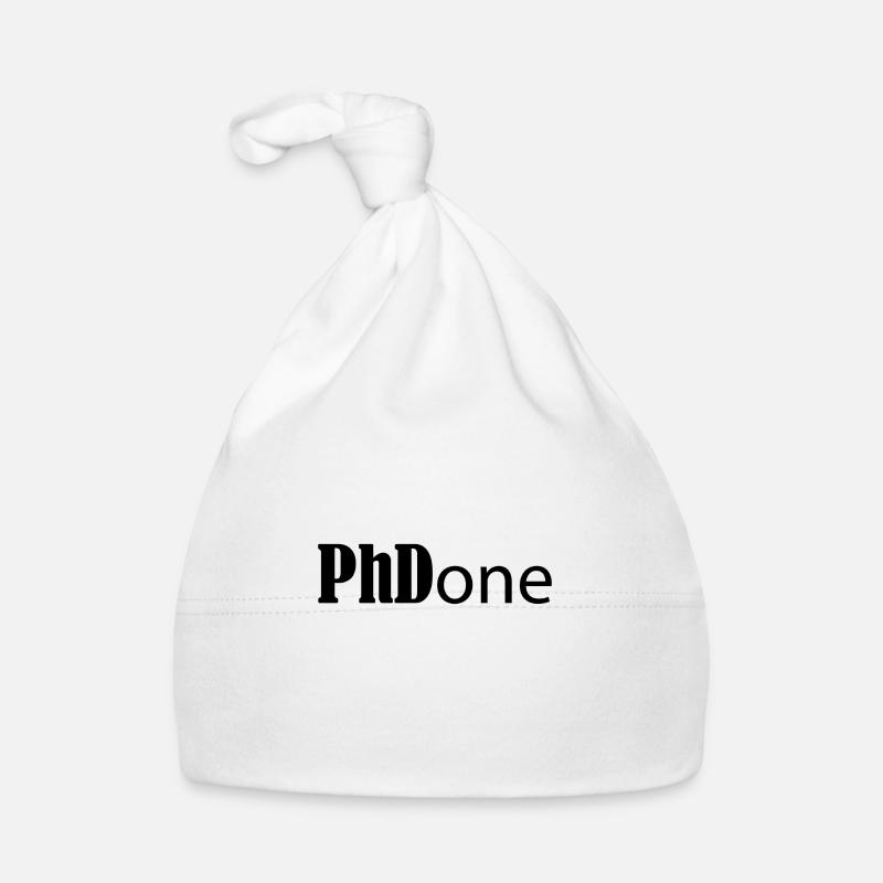 Phdone Phd Done Abschluss Geschenk Baby Bio-Mütze