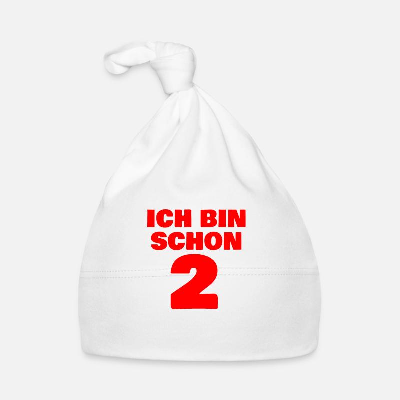 Ich bin schon 2 Baby Bio-Mütze