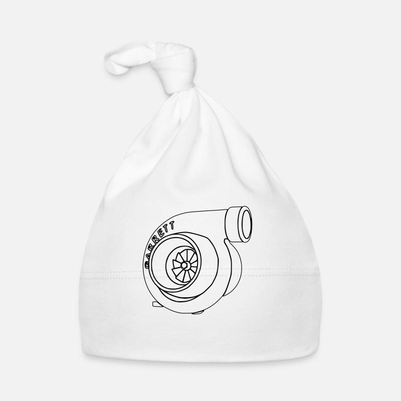 turbo33 - Baby Bio-Mütze - Weiß
