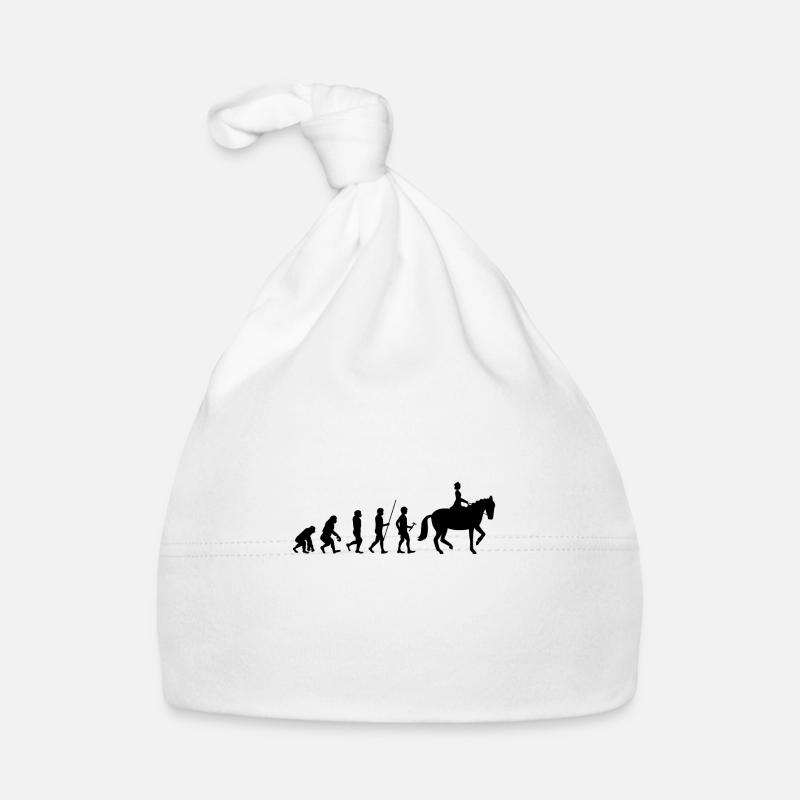 Cavalier Équestre Evolution Cadeau Bonnet bio Bébé