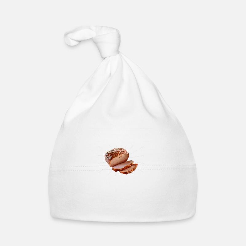 Lebakas Leberkäse Fleischkäse Bayern Spruch Essen Baby Bio-Mütze