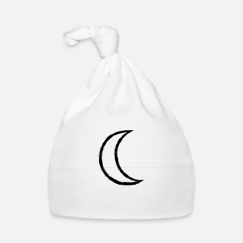 Celtic symbol moon Organic Baby Cap