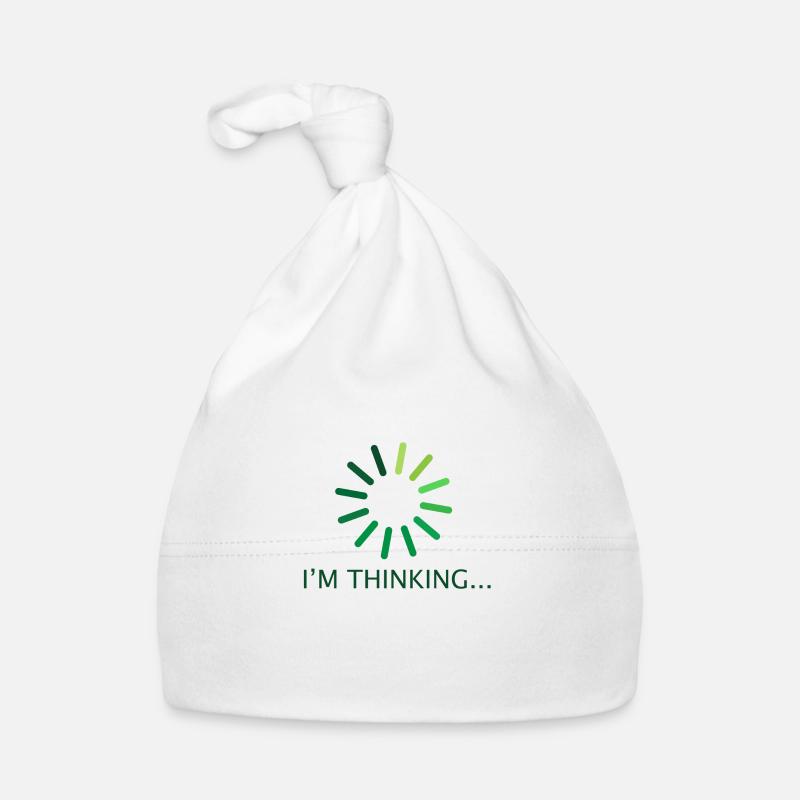 I'm thinking Geschenk Programmierer Nerd Baby Bio-Mütze