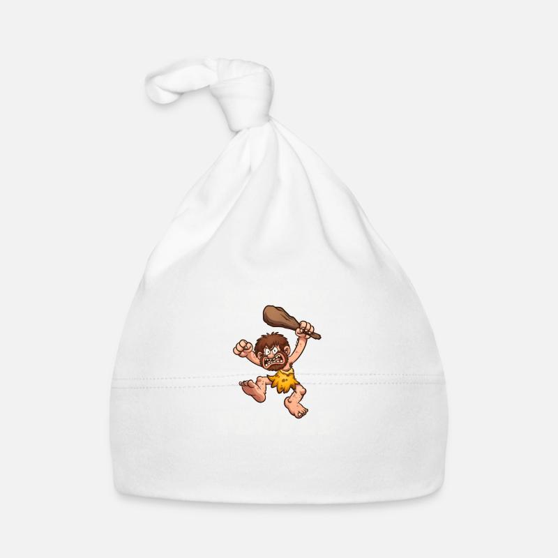 I Hate People Neanderthals Organic Baby Cap