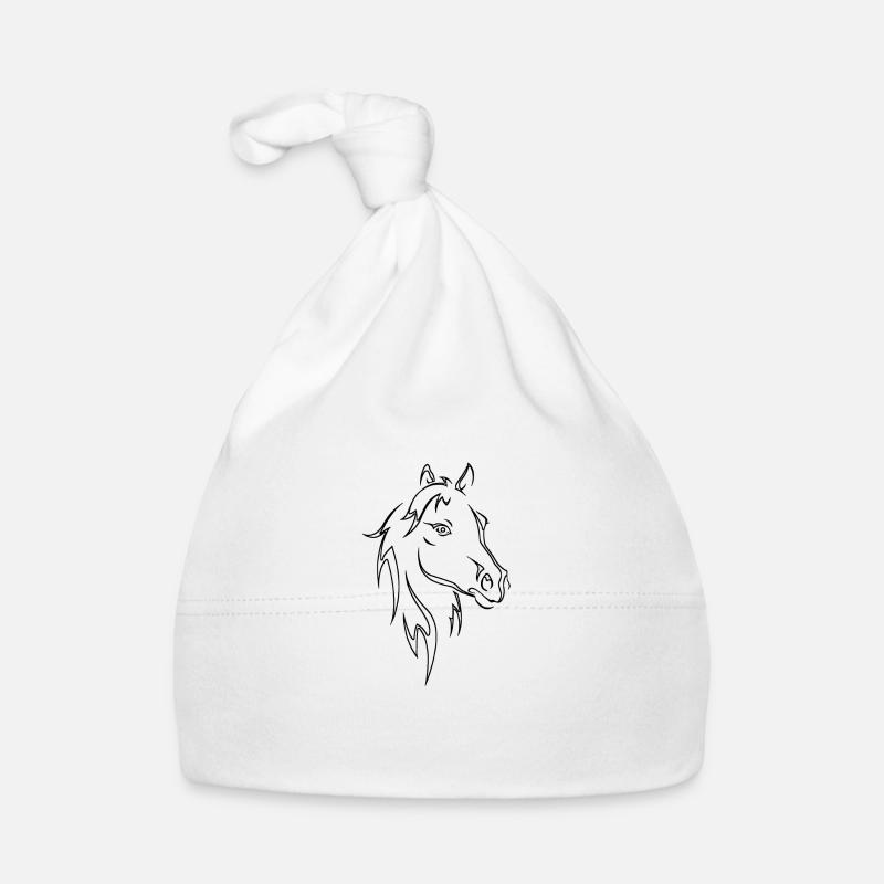 Horse head Organic Baby Cap