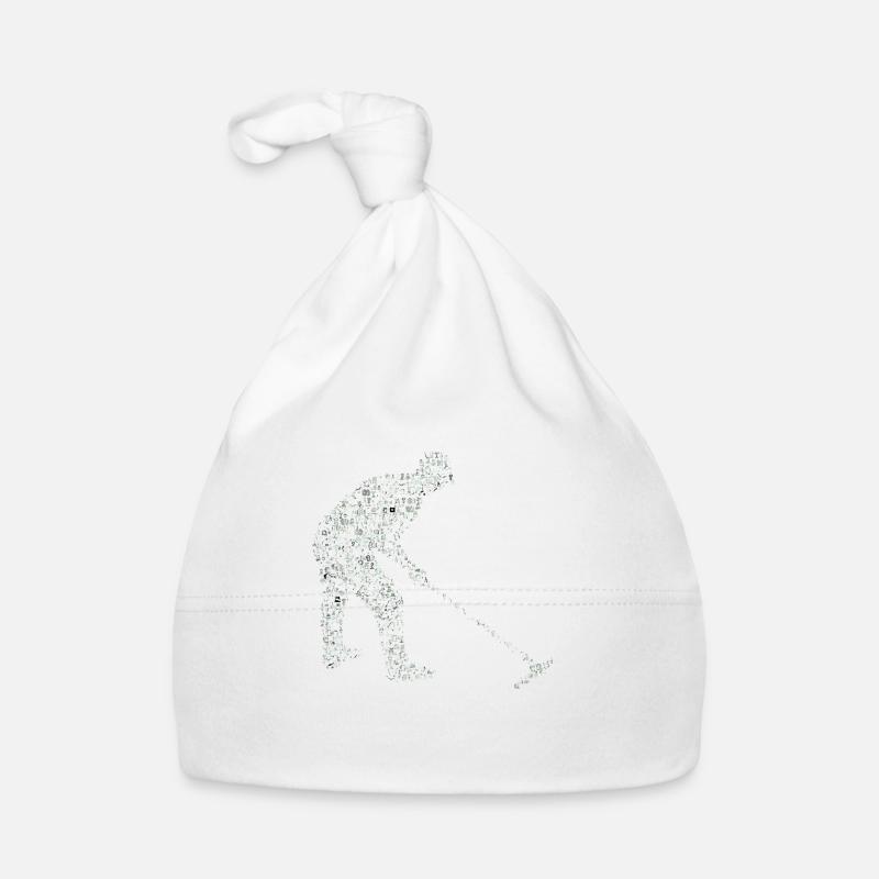 Gartenarbeit - Baby Bio-Mütze - Weiß