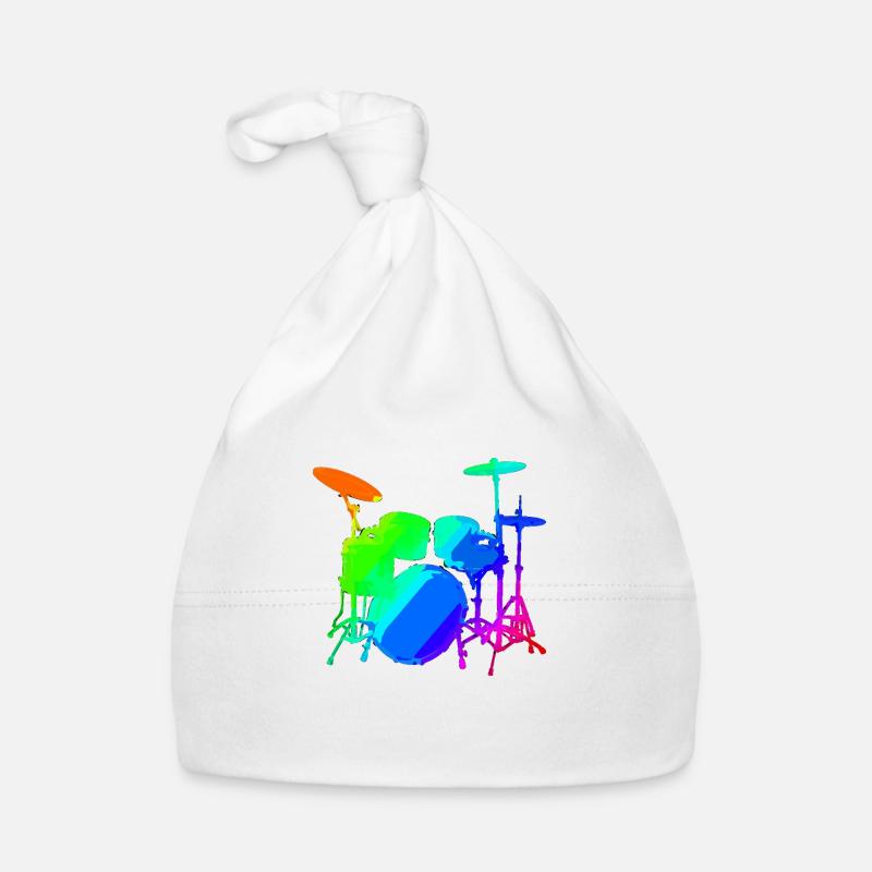 Drums Organic Baby Cap