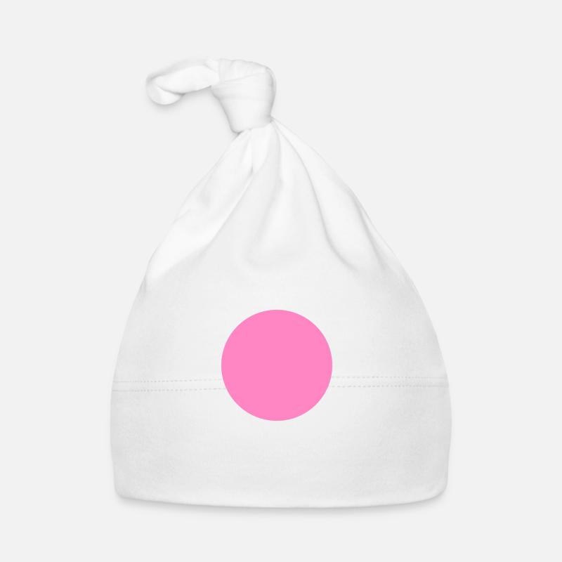 Cercle Symbole Rose Bonnet bio Bébé