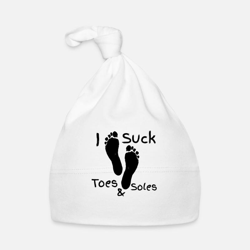 i suck toes & soles Baby Bio-Mütze