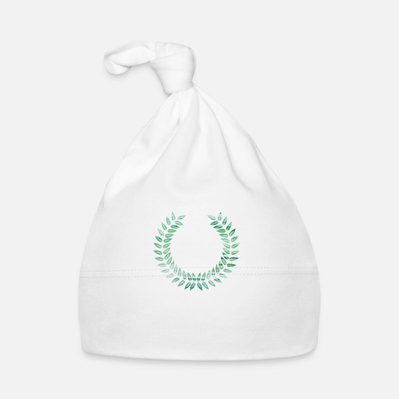 wreath Organic Baby Cap