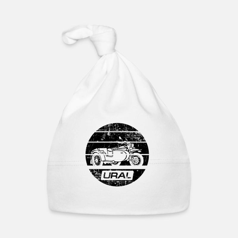 Art Ural Dnepr USSR motorcycle Organic Baby Cap