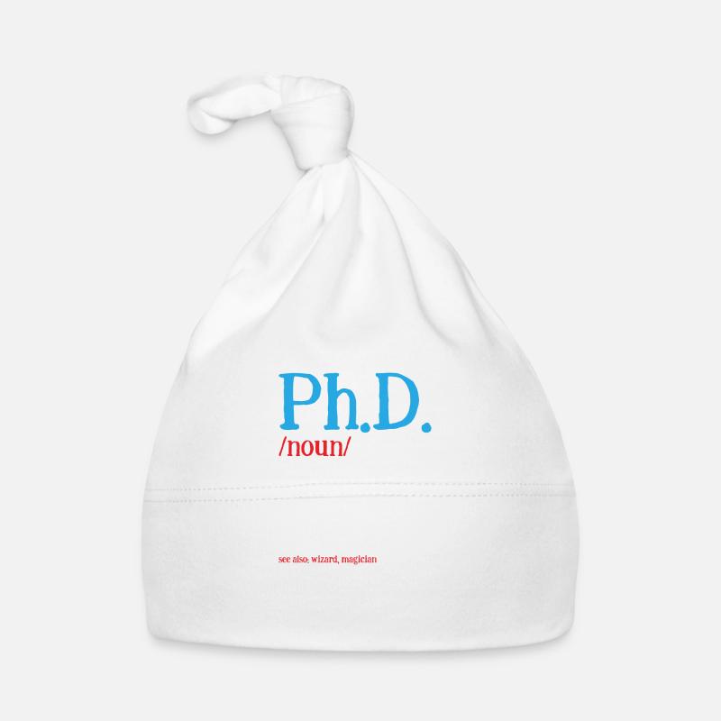 Phd Doktor Titel Degree Spruch Baby Bio-Mütze