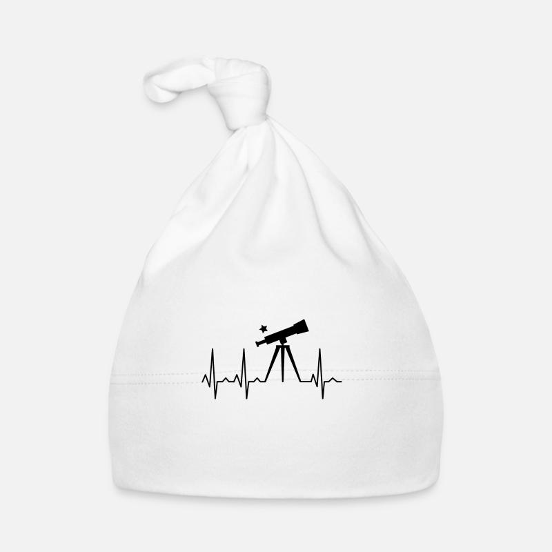 Pulse Kardiogramm Kosmos Astronomie Space Rocket Baby Bio-Mütze