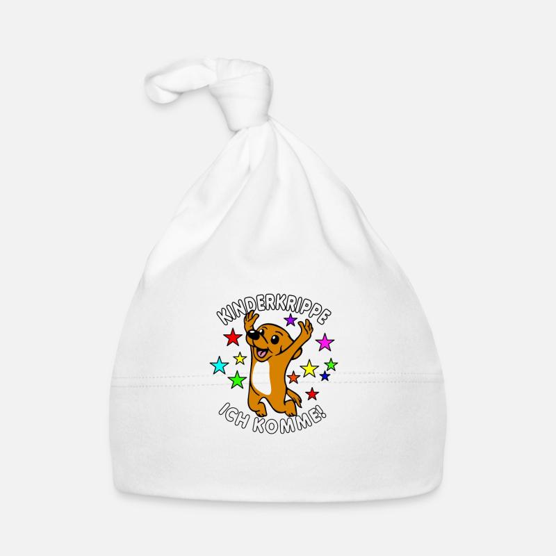 Krippen Kind Beginn Ich bin jetzt ein Krippenkind Baby Bio-Mütze