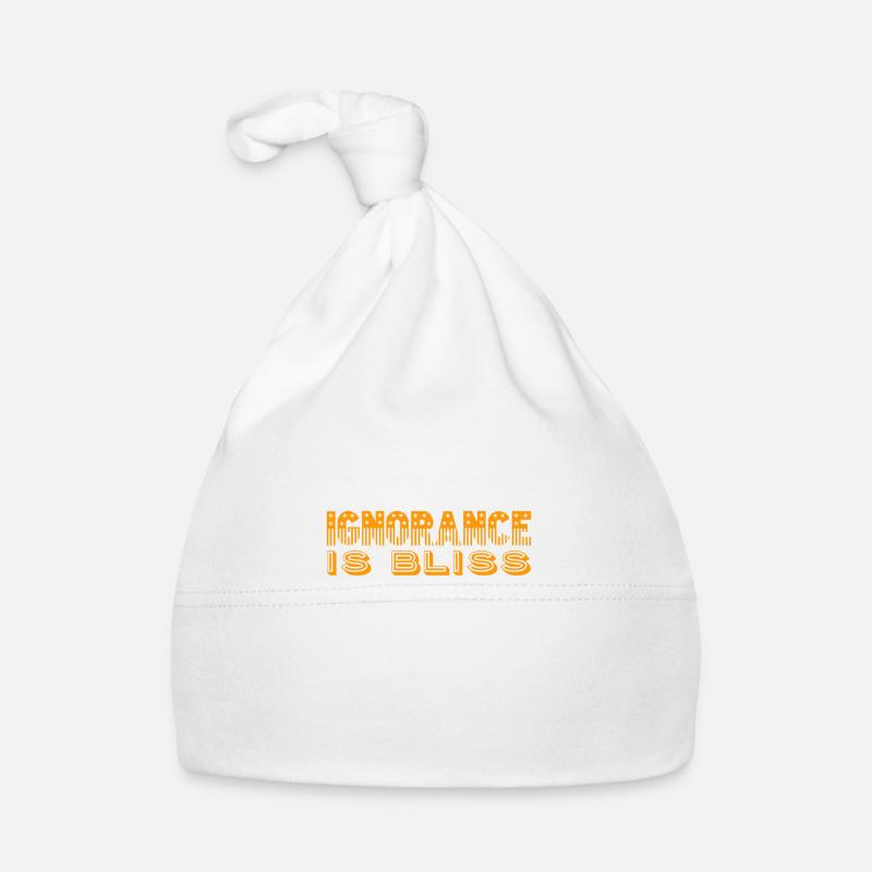 ignorance is bliss Organic Baby Cap