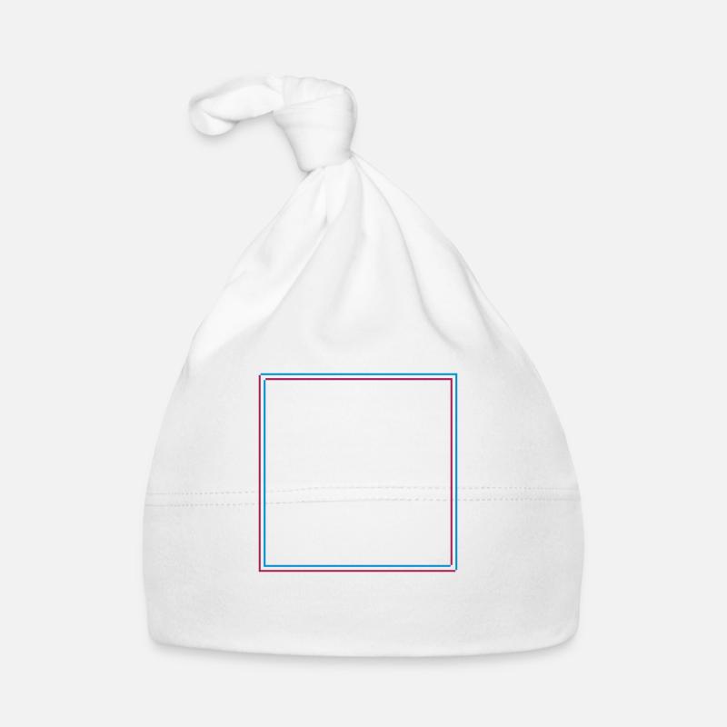 Quadrat Viereck 3D Baby Bio-Mütze