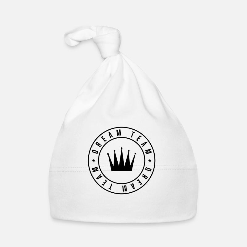 dream team krone circle Organic Baby Cap