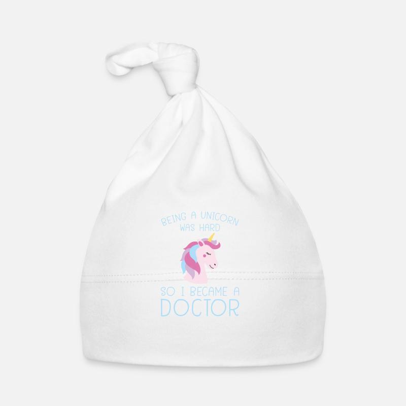 Unicorn Phd Doctorate University Saying Gift Organic Baby Cap