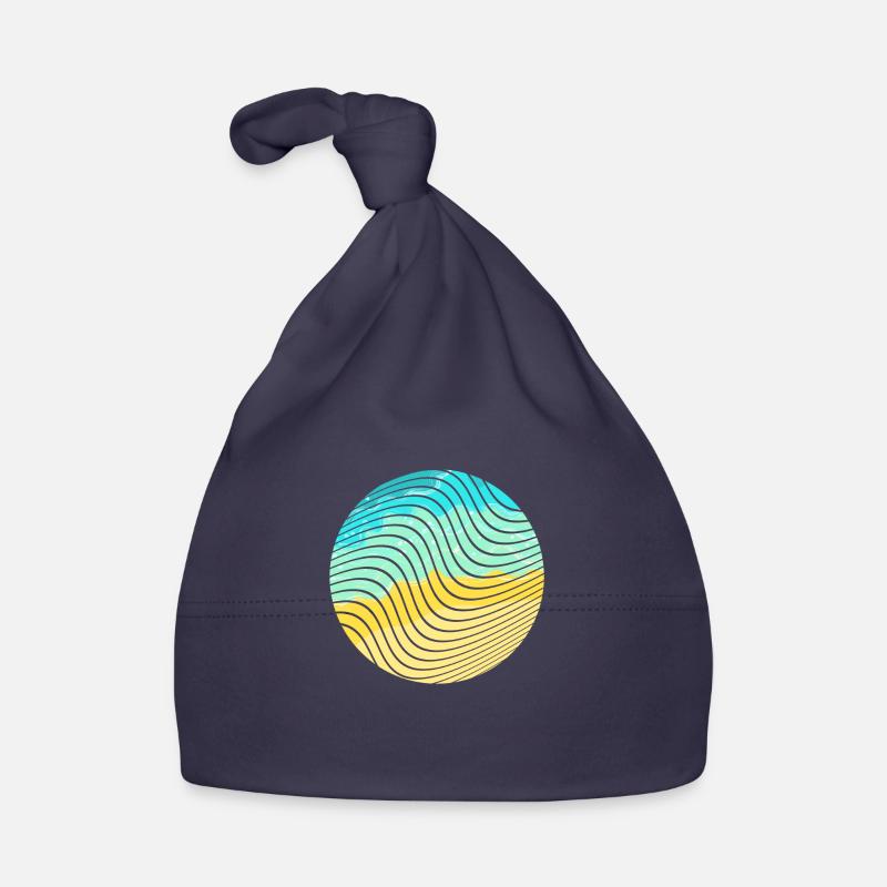 Beach wave Organic Baby Cap