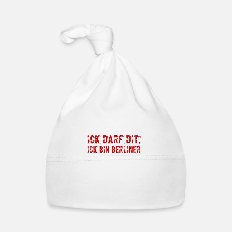 ick bin Berliner Baby Bio-Mütze