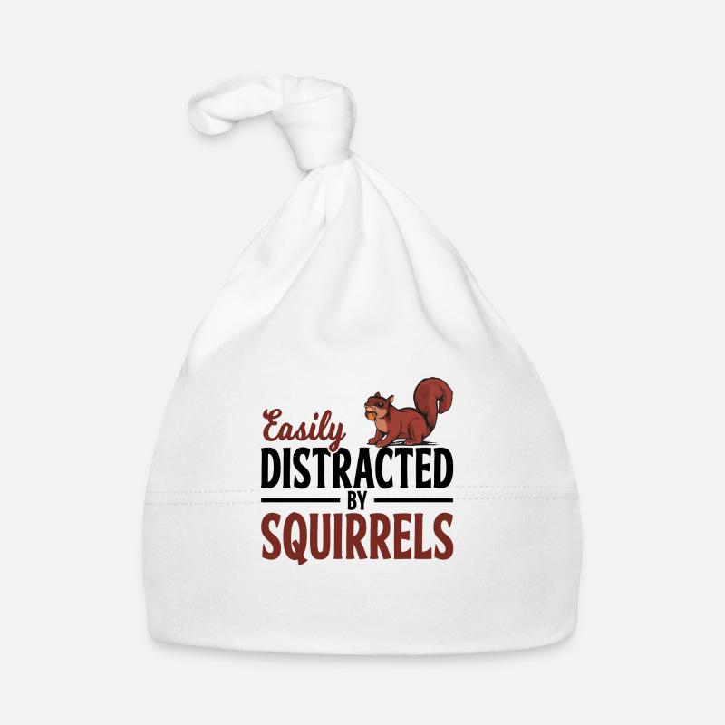 Squirrel gift Organic Baby Cap