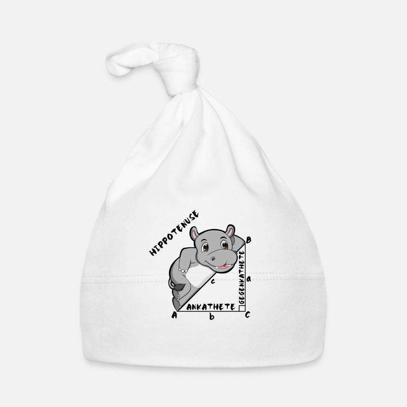 Hippotenuse Cool Fun Shirt Pythagore Math Lovers Bonnet bio Bébé