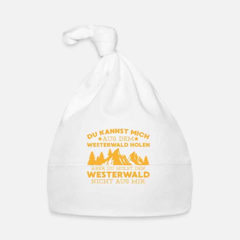 Du kannst mich aus dem westerwald holen Geschenk Baby Bio-Mütze