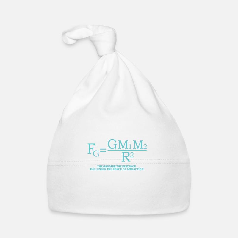 Physics formula physicist student gift Organic Baby Cap