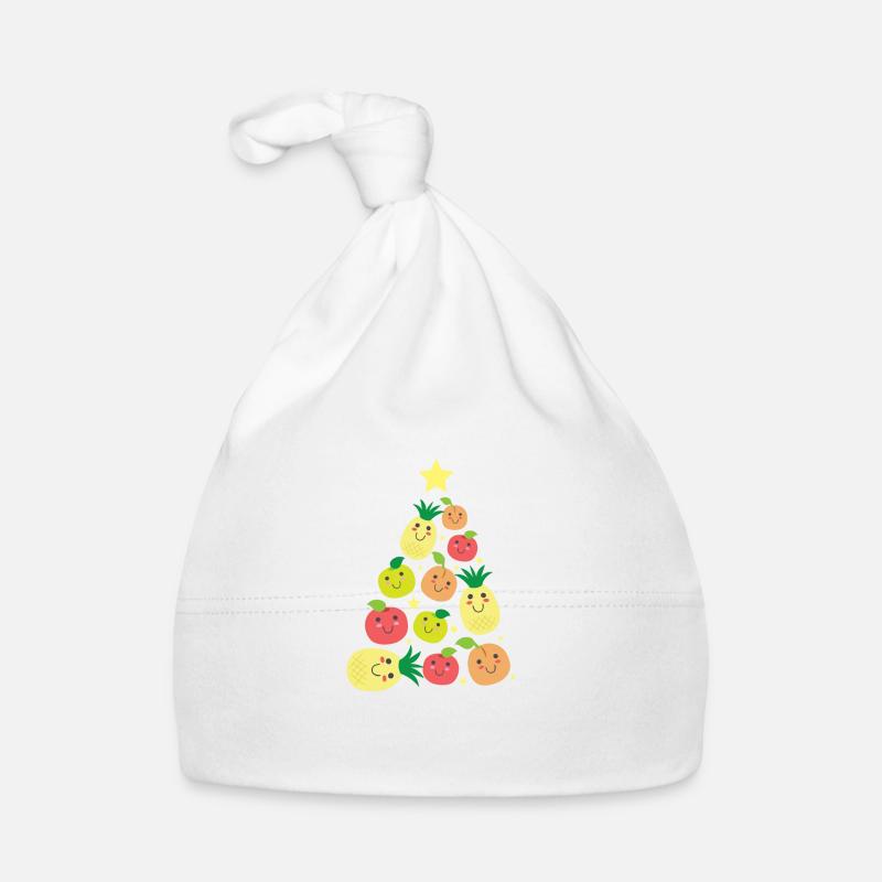 Gesunder fruchtiger Weihnachtsbaum Baby Bio-Mütze