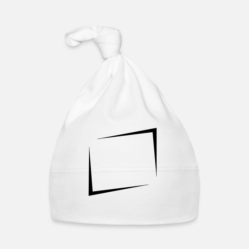 Cool Schild Rechteck Baby Bio-Mütze