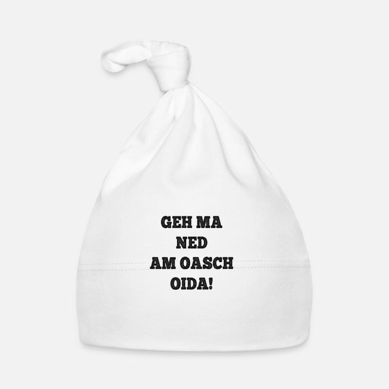 GEH MA NED AM OASCH Baby Bio-Mütze
