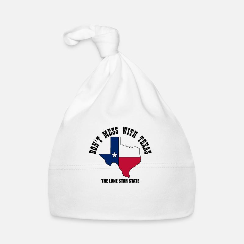 Don't mess with Texas - Baby Bio-Mütze - Weiß