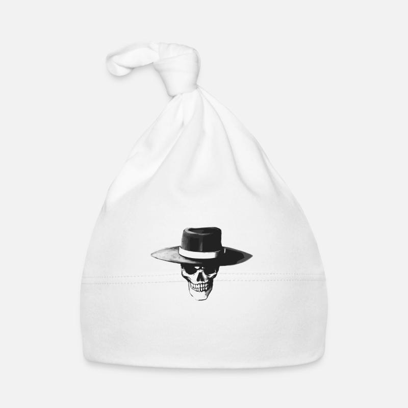 Skulduggery Angenehm - Baby Bio-Mütze - Weiß