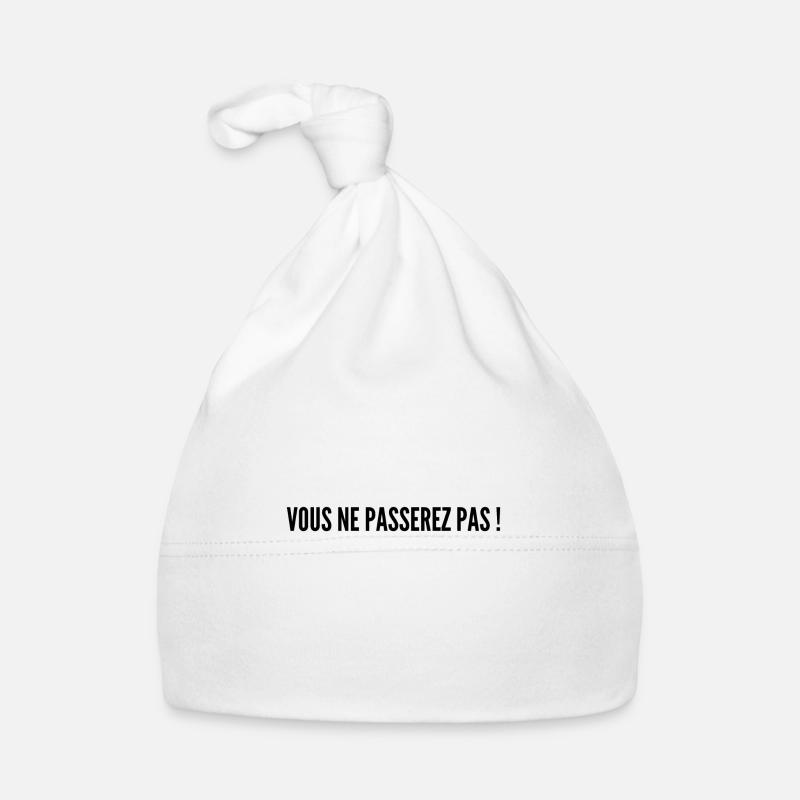 Vous ne passerez pas ! Bonnet bio Bébé