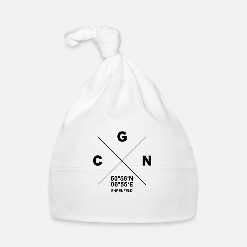 CGN Cologne Ehrenfeld Veedel coordinates gift Organic Baby Cap