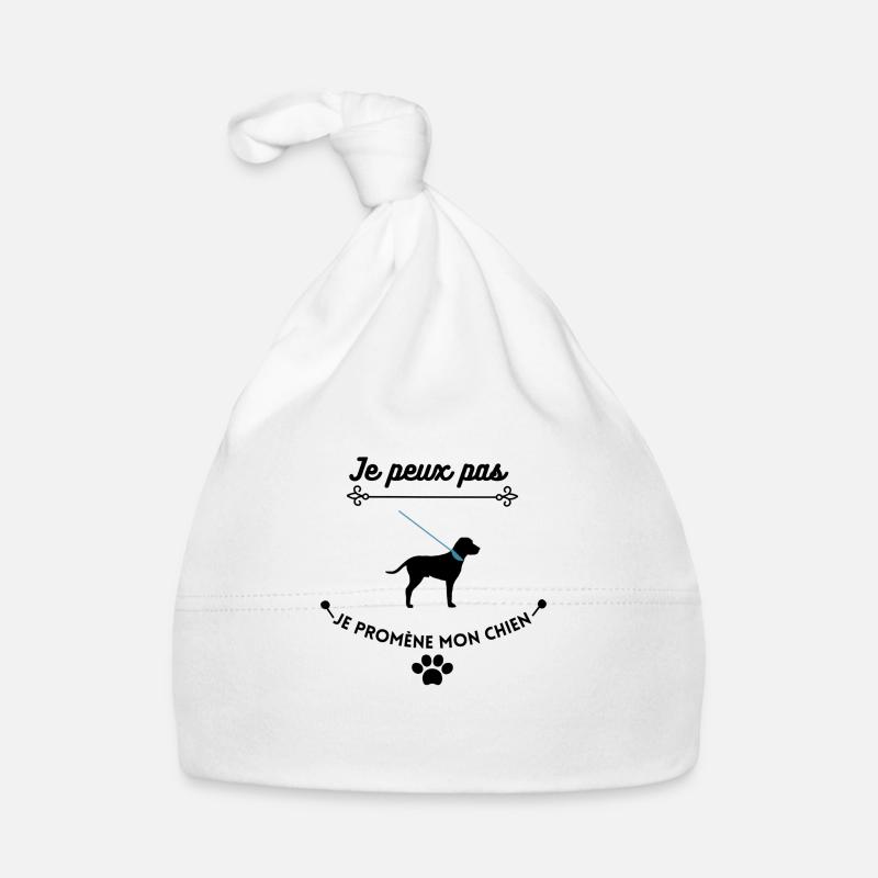 chien mignon - je peux pas Bonnet bio Bébé