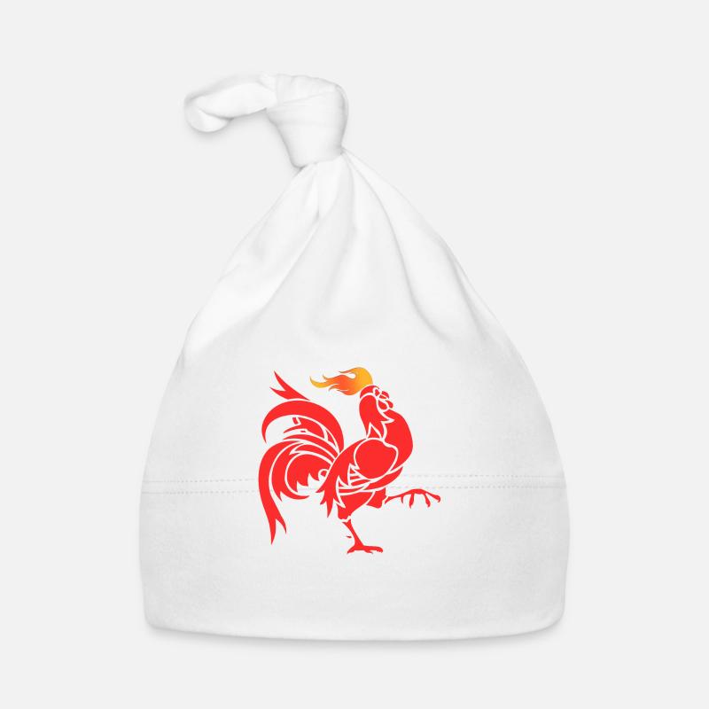 rooster Organic Baby Cap