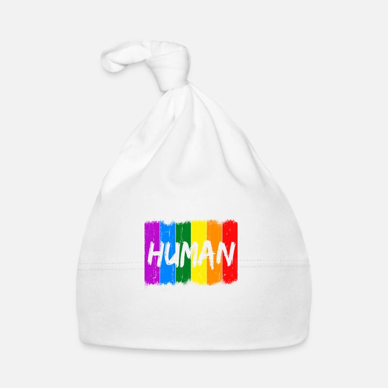 We are all human Baby Bio-Mütze