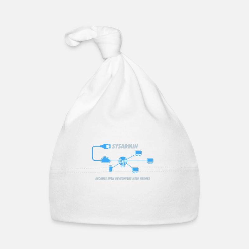 Cadeau d'informatique de programmation Sysadmin Bonnet bio Bébé