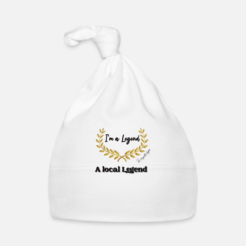 local legend black Organic Baby Cap