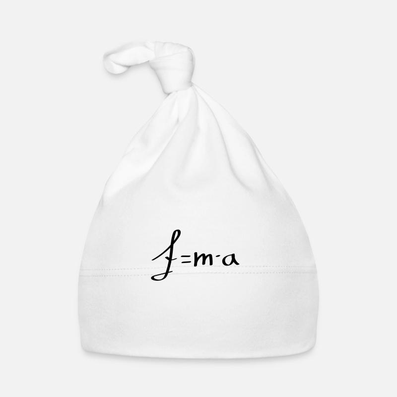 Formule de la force F - Bonnet bio Bébé - blanc