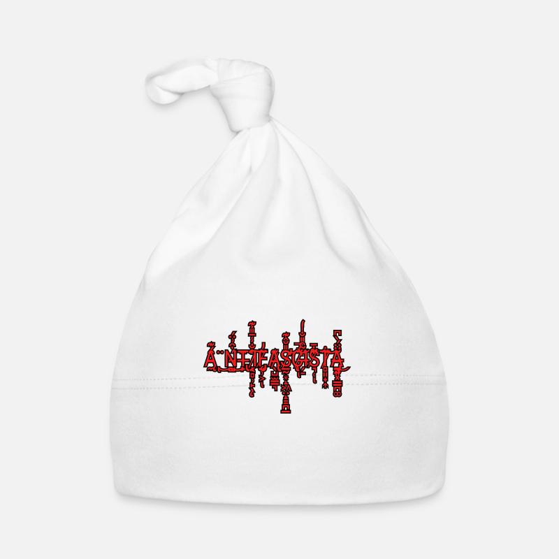 Antifaschist Baby Bio-Mütze