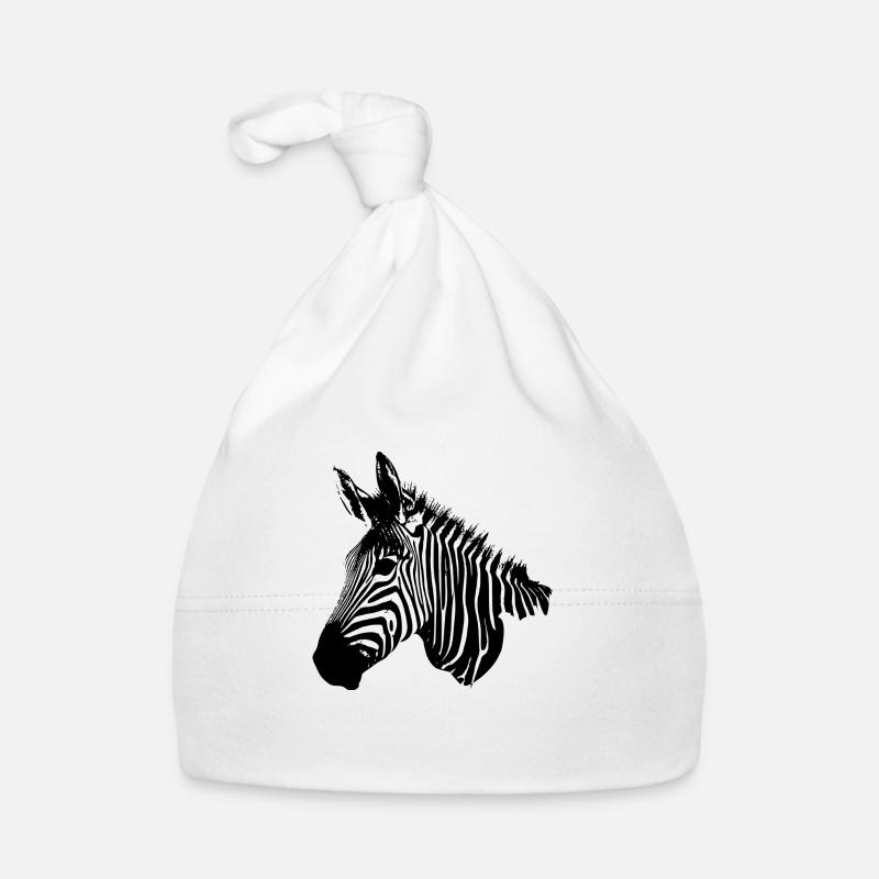 Zebra Bonnet bio Bébé