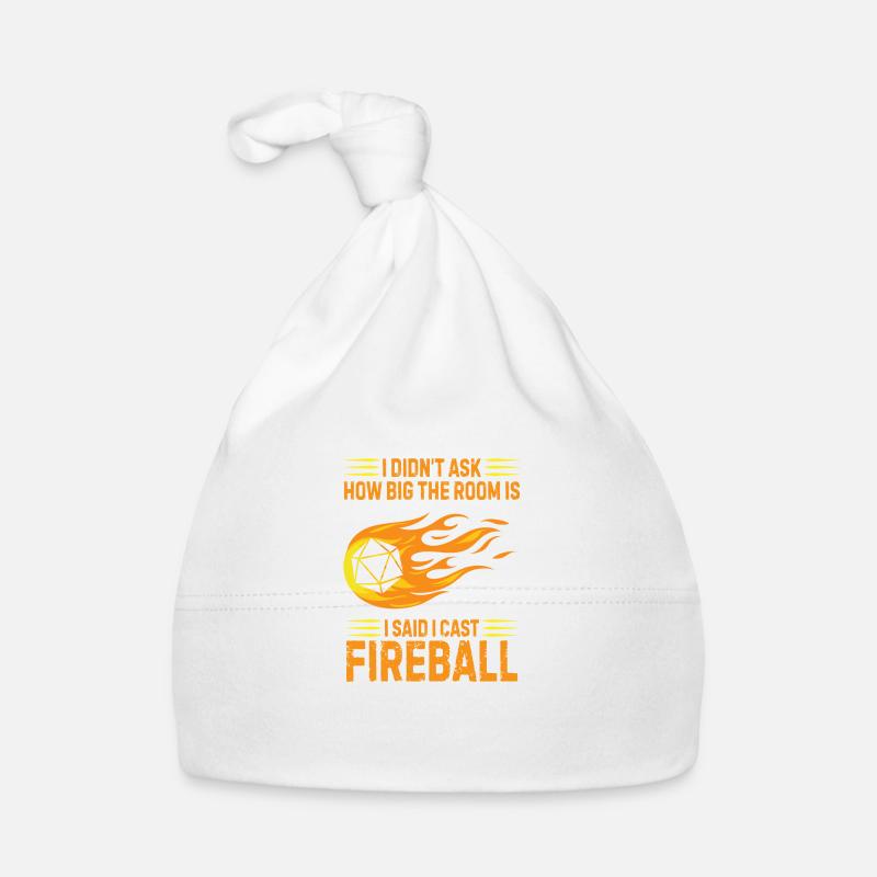 Fireball gift nerd saying joke Organic Baby Cap